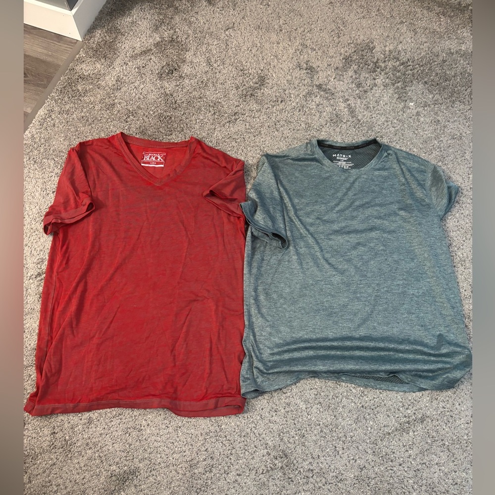 Mens Red and Green T-Shirts